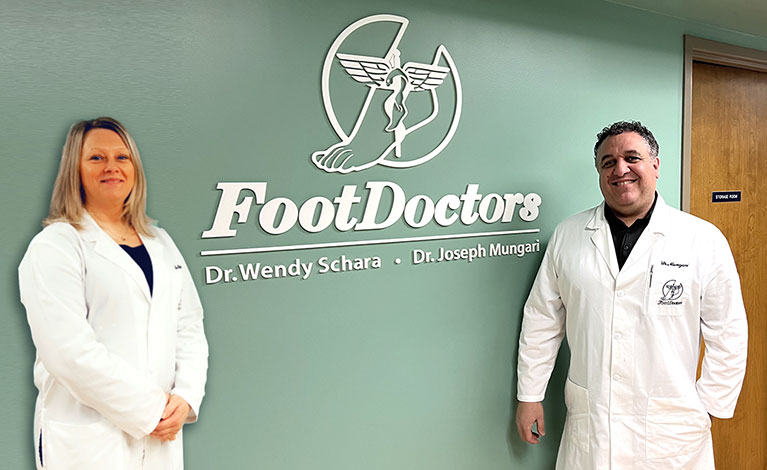 Dr. Wendy Schara and Dr. Joseph Mungari